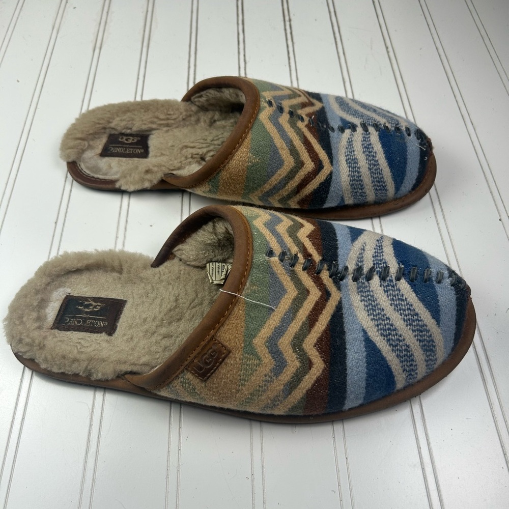 Ugg Multicolor Patterned Men’s Pendleton Slip-On … - image 8